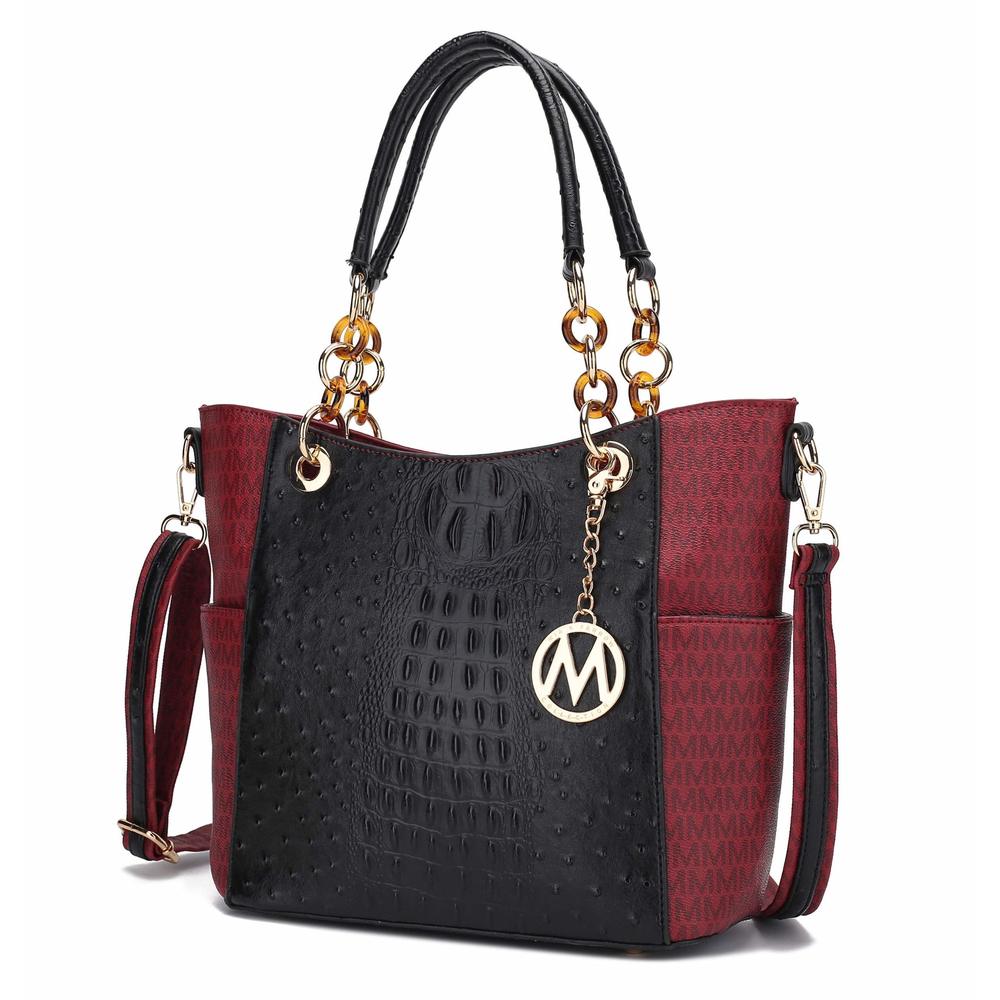 Stylish Strap Satchel For Pu Textured Pocketbook Top Handle Crossbody Bag Bag